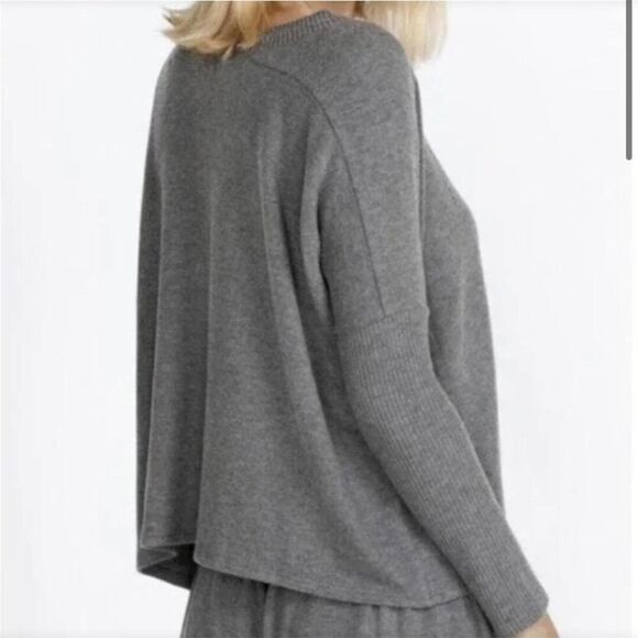 Nwt Johnny Was Calme Tunnel Neck Drawstring Crop Long Sleeve Sweater - Picture 2 of 6